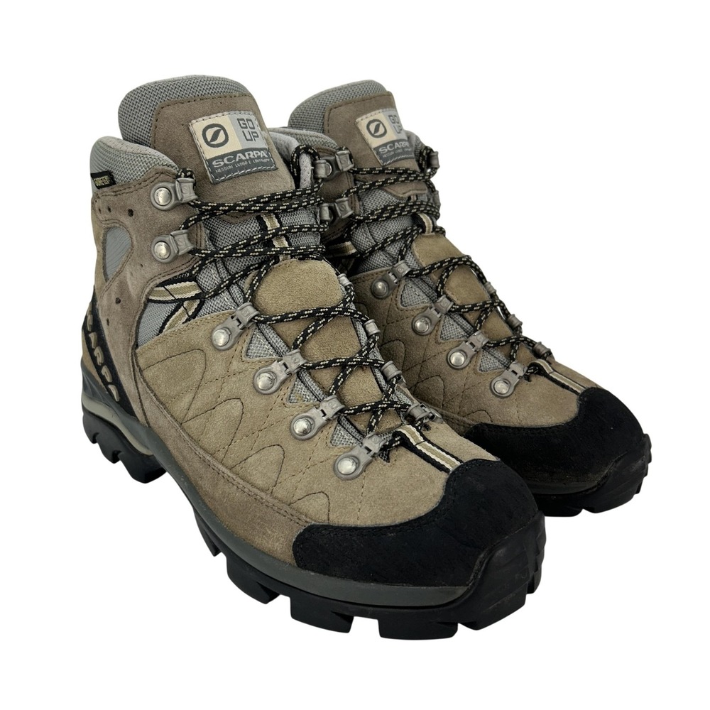 Scarpa Go Up Gore-Tex Boots Womens Size 7.5 Men 6.5 Suede Hiking Vibram Sole